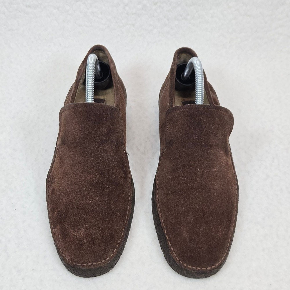 Vintage Lord Bacher Men's‎ Suede Chukka Loafers Size 7.5(40) Made in Italy - Picture 3 of 12